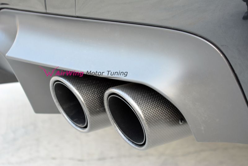 Carbon fiber muffler tips 1